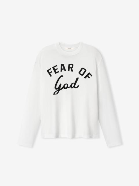 Fear of God Womens Varsity Long Sleeve Tee