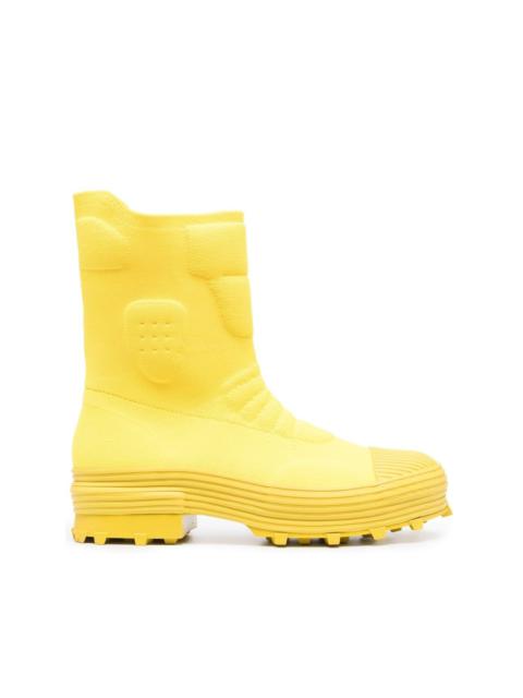 CamperLab Eki calf-hair ankle boots - Yellow