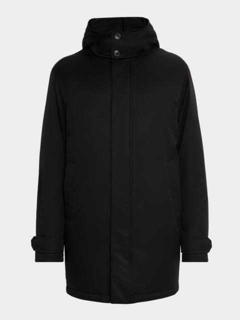 ZEGNA Men's Padded Technical Parka Jacket