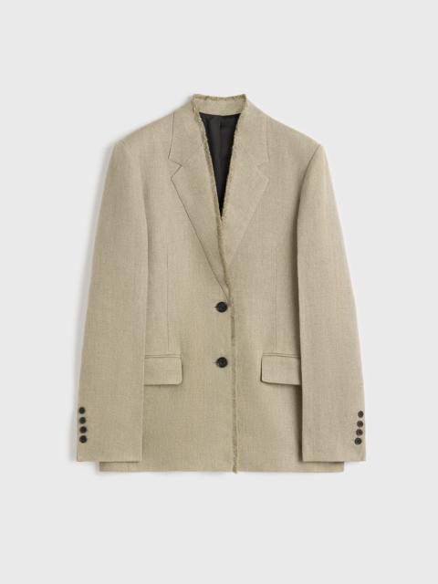 TOTEME Raw lapel jacket beige
