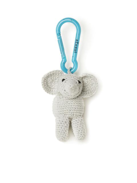 Alanui Handmade Elephant Crochet Key Holder