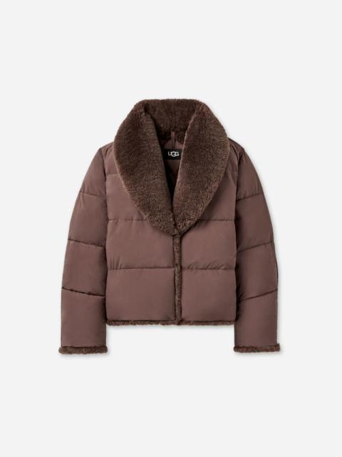 UGG ® Women's Wylda Puffer Jacket in Burnt Cedar