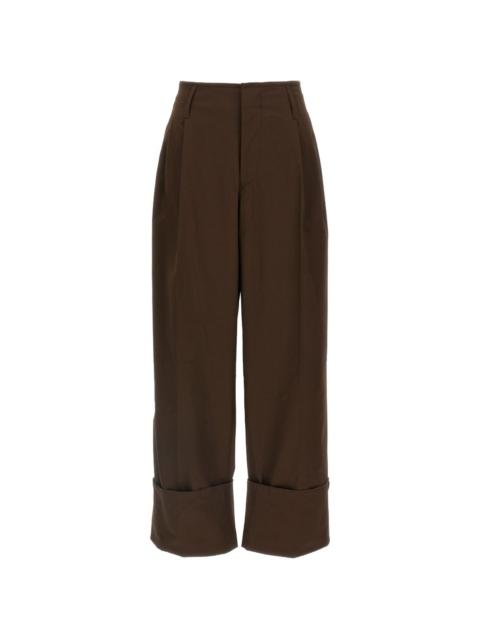DARKPARK Diana belt-loop turn-up trousers