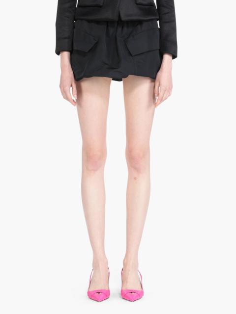 N°21 BUBBLE-HEM MINI SKIRT