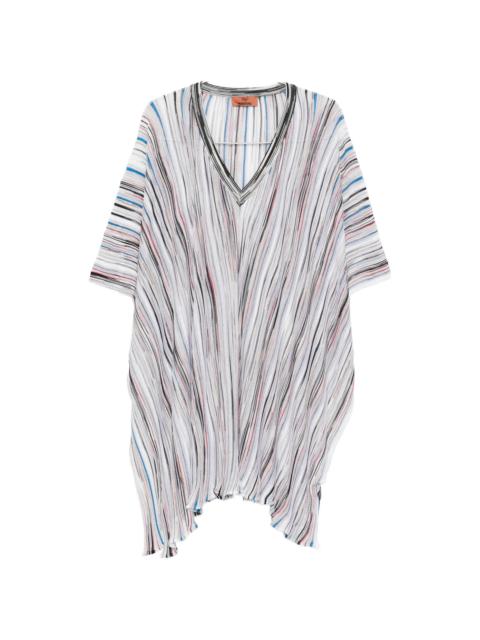 Missoni Missoni Striped V-neck Poncho