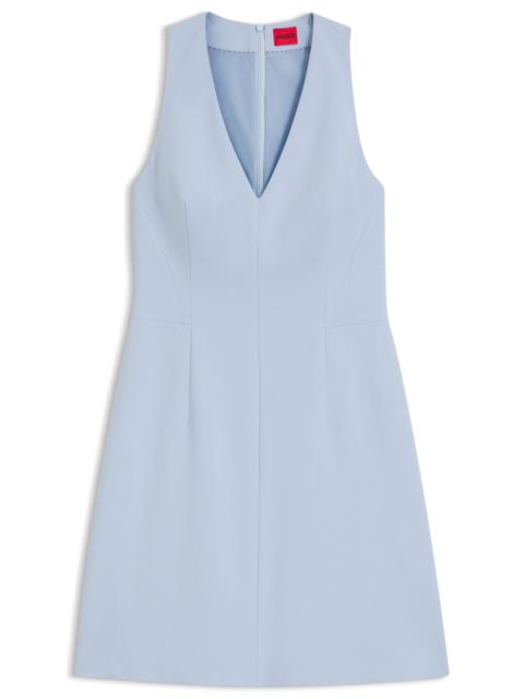 HUGO V-NECK DRESS WITH SEAM DETAILS