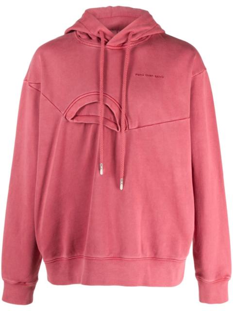 FENG CHEN WANG Double-collar cotton hoodie