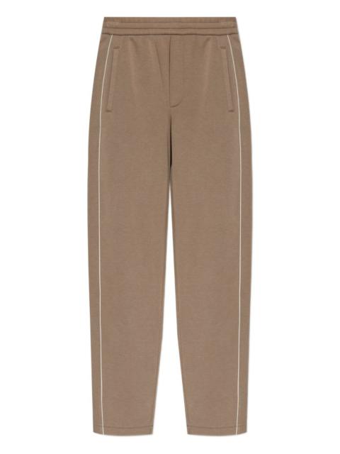 EMPORIO ARMANI side-stripe trousers