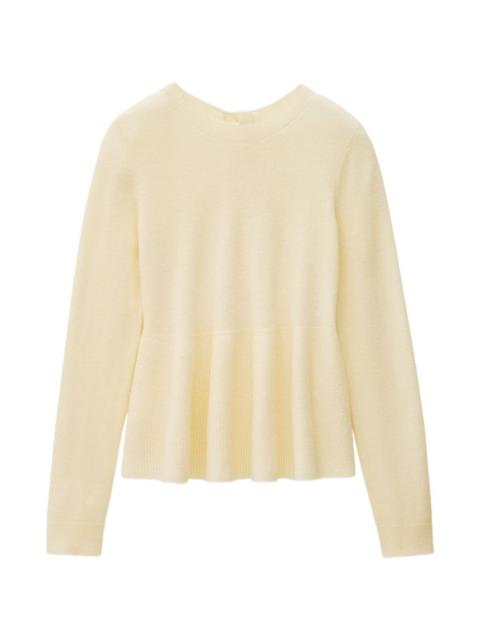 ba&sh Salama buttoned-back knitted top
