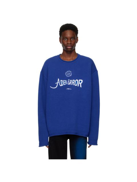 ADER error Blue Verif Sweater