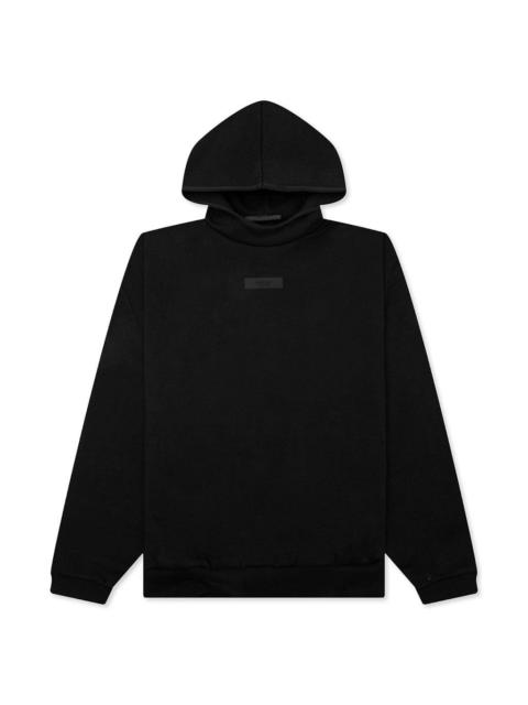 ESSENTIALS logo-patch fleece hoodie