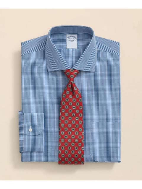 Brooks Brothers Pure Supima® Cotton Regular-Finish, English Spread Collar Glen Plaid Dress Shirt