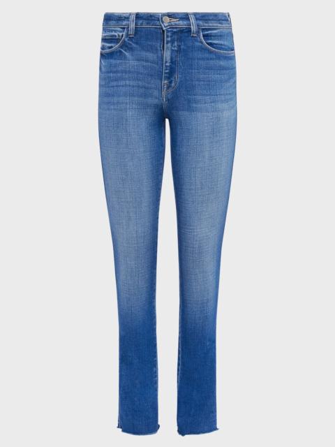 L'AGENCE Draya High Rise Slim Straight Jeans