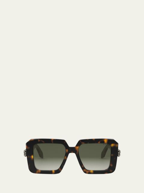 BVLGARI Serpenti Geometric Sunglasses