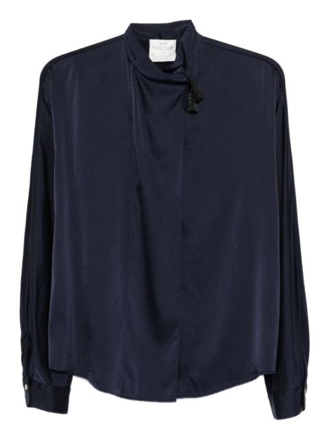 forte_forte tassel-detailed high-neck blouse