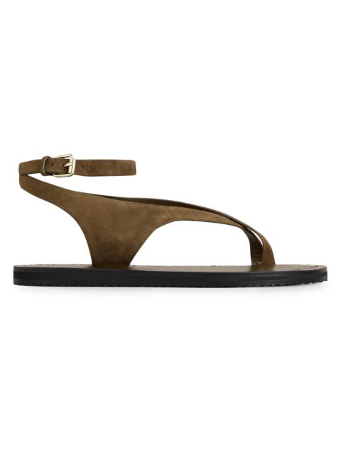 A.EMERY A. Emery Women's Millar Suede Crisscross Sandals - Hazel Suede