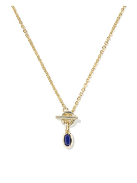 KENDRA SCOTT Mini Elisa Gold Toggle Short Pendant Necklace