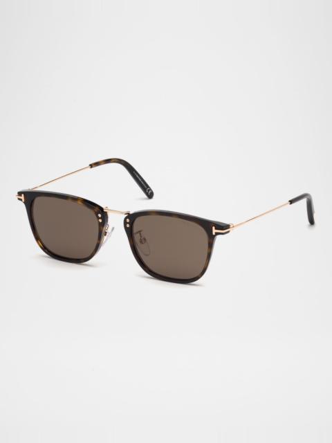 TOM FORD Men's Beau Metal and Plastic Sunglasses