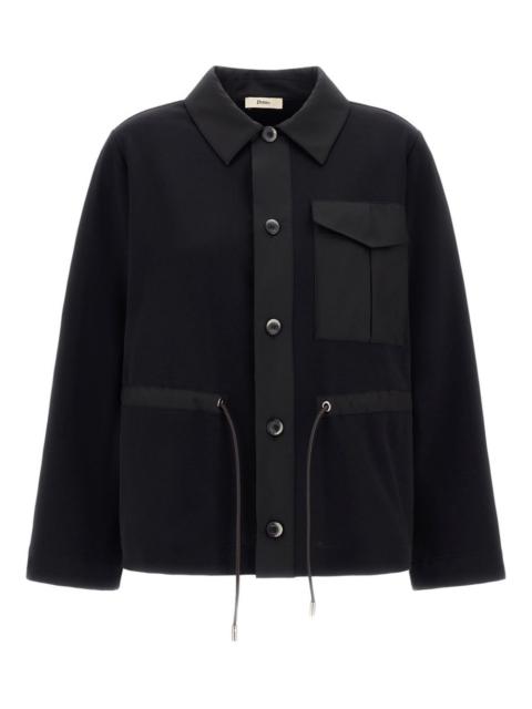 Herno drawstring pocket-detail shirt