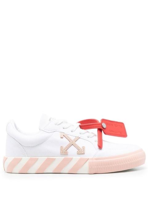 Off-White Vulcanised canvas low-top sneakers