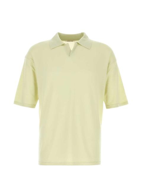 AURALEE open-collar polo shirt