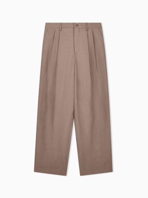 GIORGIO ARMANI ARMANI/ARCHIVIO SS1979 DOUBLE-PLEAT TROUSERS