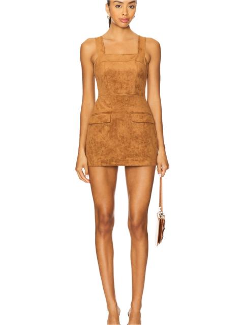 AMANDA UPRICHARD x REVOLVE Yorke Skort Suede Romper