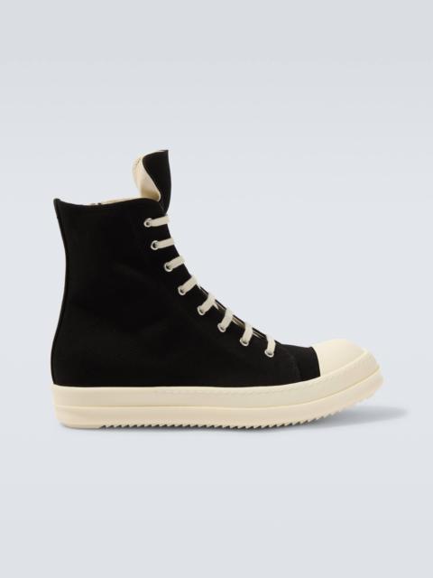 Rick Owens DRKSHDW DRKSHDW denim high-top sneakers
