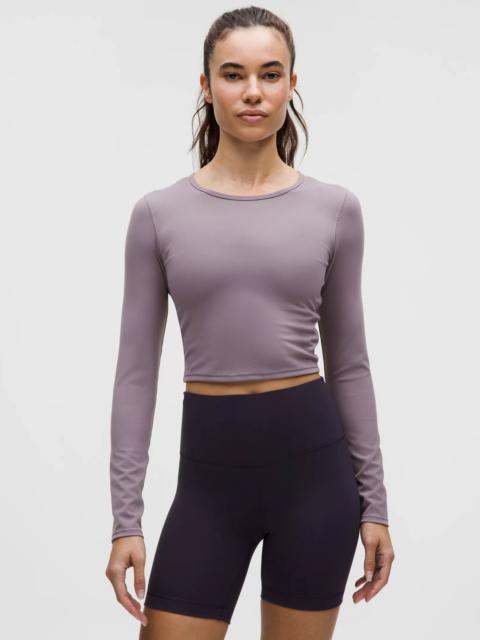 lululemon Wunder Train Cropped Long-Sleeve Shirt