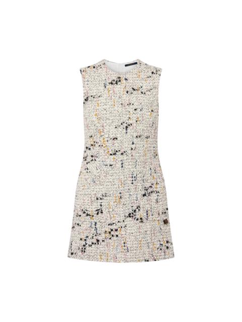 Louis Vuitton Bouclette Tweed A-line Dress
