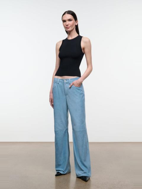 STAUD STAUD GUS SUEDE PANT SKY