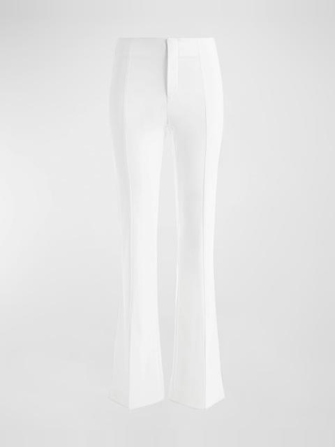 Alice + Olivia Tisa Low-Rise Clean Waistband Bootcut Pants