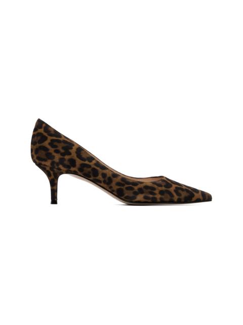 Gianvito Rossi Brown Gianvito 55 Heels