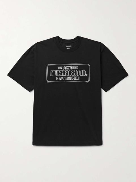 NEIGHBORHOOD Logo-Print Cotton-Jersey T-Shirt