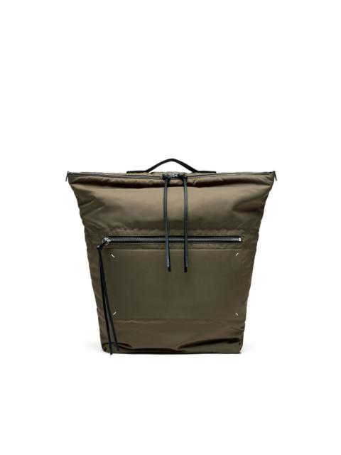 Maison Margiela Zip Line four white stitches backpack