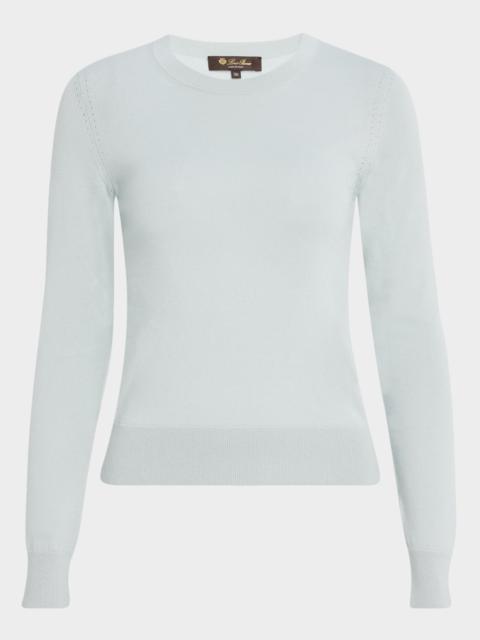 Loro Piana Long-Sleeve Cashmere Sweater
