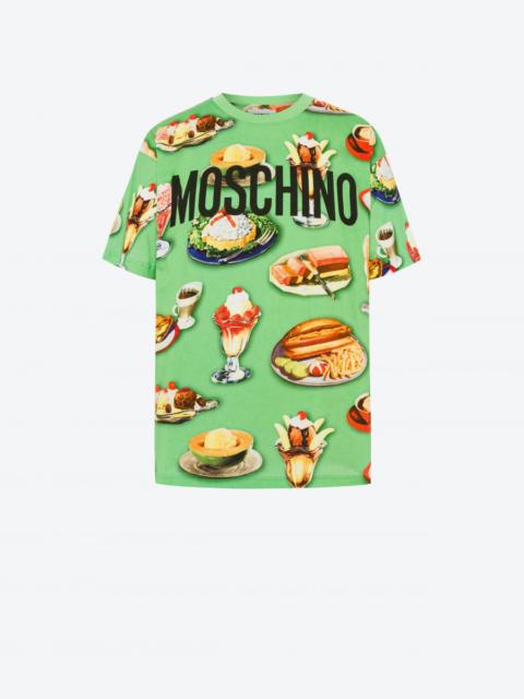 Moschino FOOD PRINT JERSEY T-SHIRT