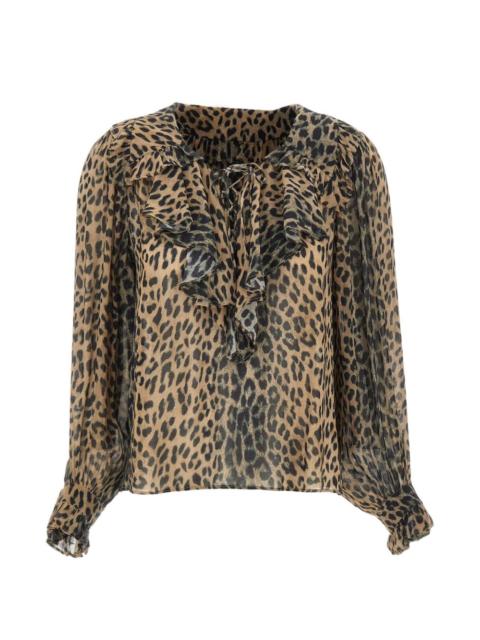 RIXO Milia ruffle-trimmed blouse