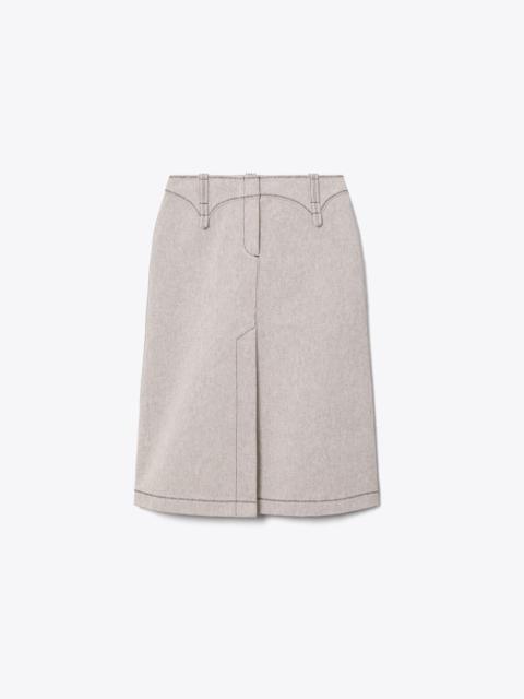 TORY BURCH Cotton Canvas Skirt