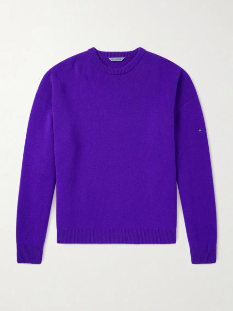 BALENCIAGA City Embellished Wool-Blend Sweater