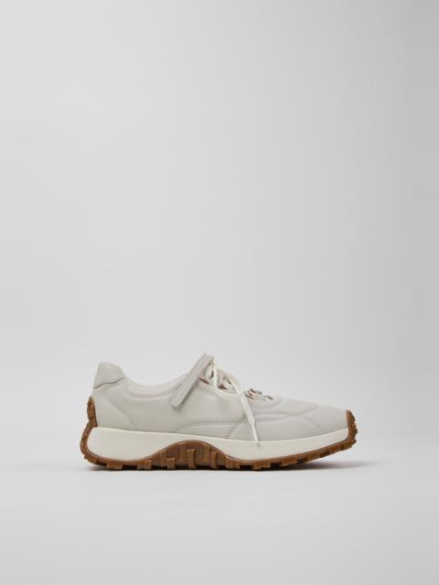 CAMPER Drift Trail White Leather Sneakers for Women.
