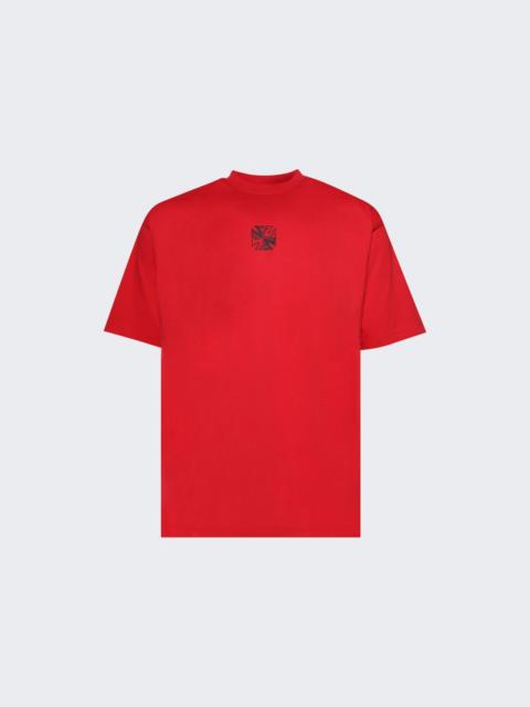 VETEMENTS Biker Cross Logo Tee Red