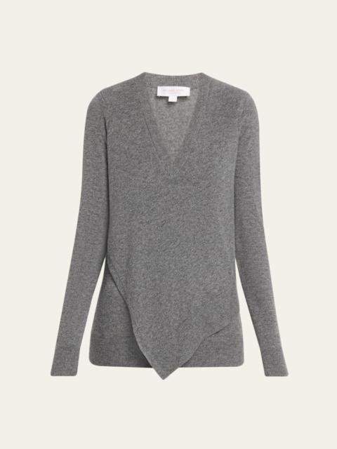 MICHAEL KORS COLLECTION Cashmere V-Neck Pullover