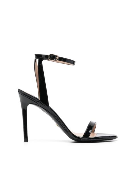 110mm patent-leather sandals