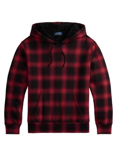 Polo Ralph Lauren Men's Magic Cotton Fleece Plaid Hoodie - Lodge Holiday Bear
