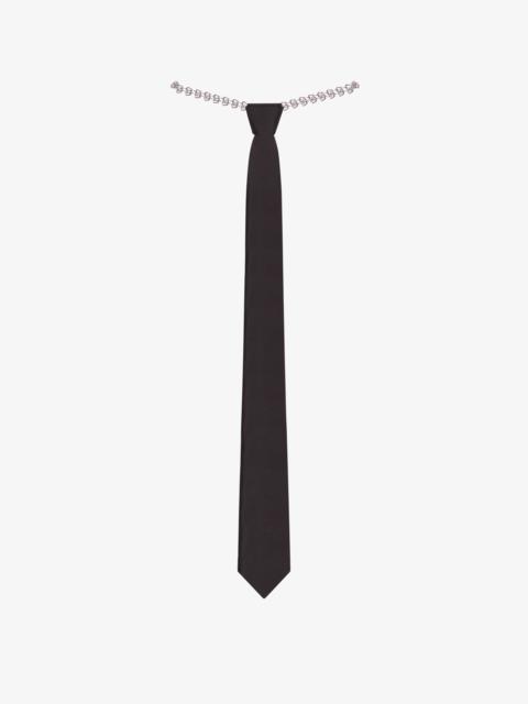 Givenchy TIE WITH CHAIN IN SILK