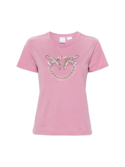 Love Birds embellished T-shirt