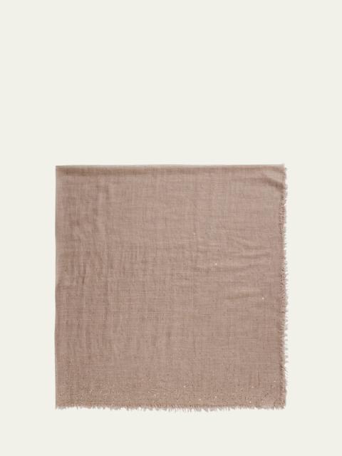 Faliero Sarti New Domenica Paillette Cashmere Scarf