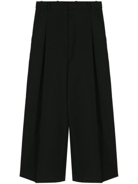 virgin wool tailored trousers