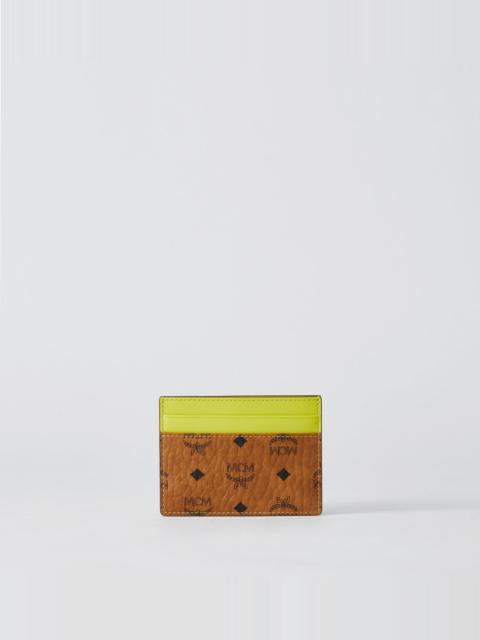 MCM Aren Card Case in Visetos